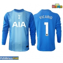 Tottenham Hotspur Guglielmo Vicario #1 Torwart Auswärtstrikot 2025-26 Langarm